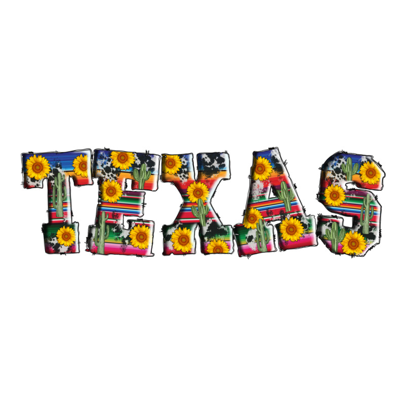 Texas Serape Sunflower Ladies Tee by AdoDesignShop | Teevron