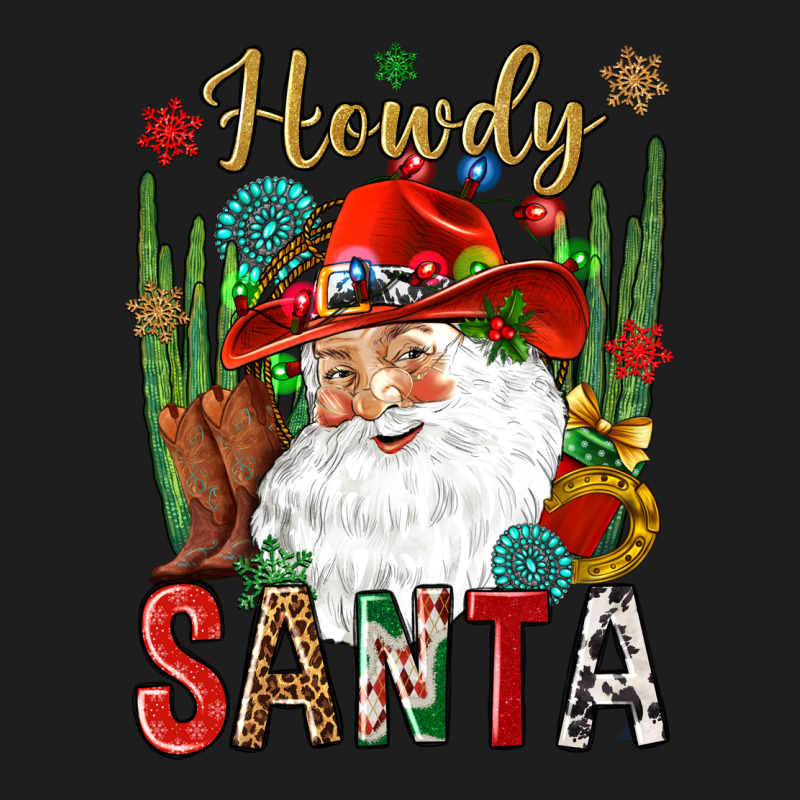 Howdy Santa Heavyweight Hoodie by NancyCooperArtShop | Teevron