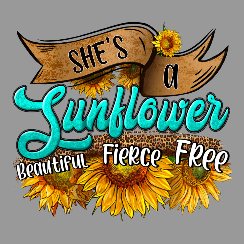 She's A Sunflower Beautiful Fierce Free Vintage Hoodie by HRA Design Shop | Teevron