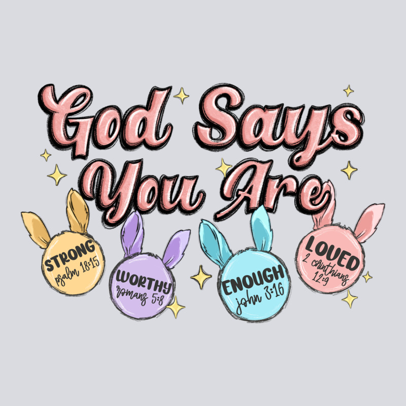 God Says You Are Easter Zipper Hoodie by MaliasSmallBusiness | Teevron