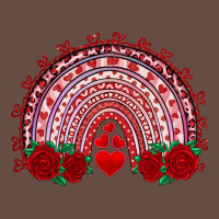 Valentine's Day Rainbow With Roses Long Sleeve Tee | Teevron