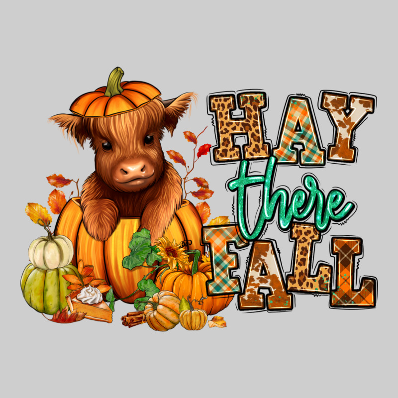 Hay There Fall Pumpkin Heifer Premium Tee by RanaPortraitStore | Teevron
