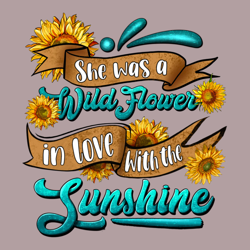 She Was A Wild Flower In Love With The Sunshine Vintage Hoodie by HRA Design Shop | Teevron