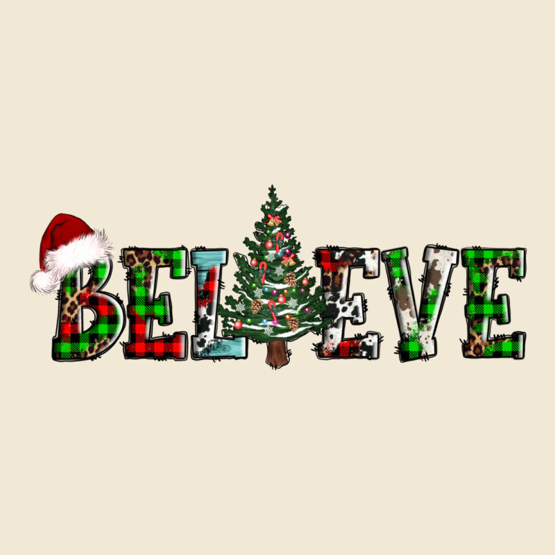 Believe Christmas Tree Ladies Tee by AdoDesignShop | Teevron