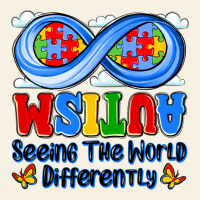 Autism Infinity Seeing The World Differently Vintage Tee | Teevron