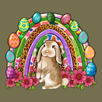 Easter Rainbow Bunny Easter Day Vintage Hoodie | Teevron