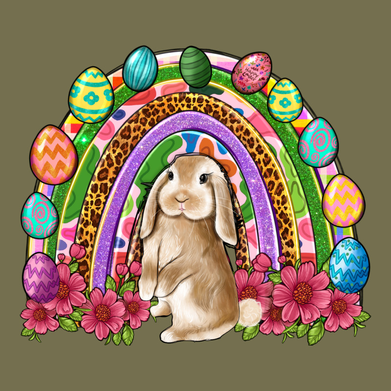 Easter Rainbow Bunny Easter Day Vintage Hoodie by Neo Western | Teevron