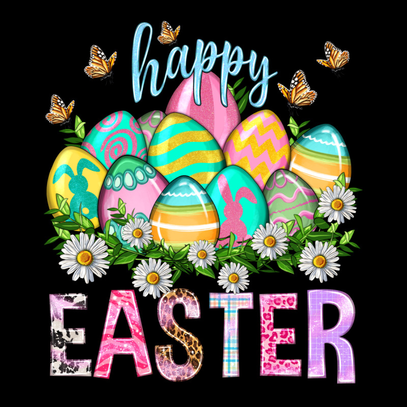 Happy Easter With Eggs Easter Day Urban Hoodie by HowdyJamesFarm | Teevron