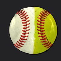 Half Baseball Softball Vintage Tee | Teevron