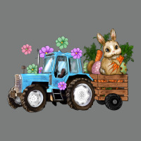 Easter Tracktor Bunny Carrot Flowers  Egg Premium Hoodie | Teevron