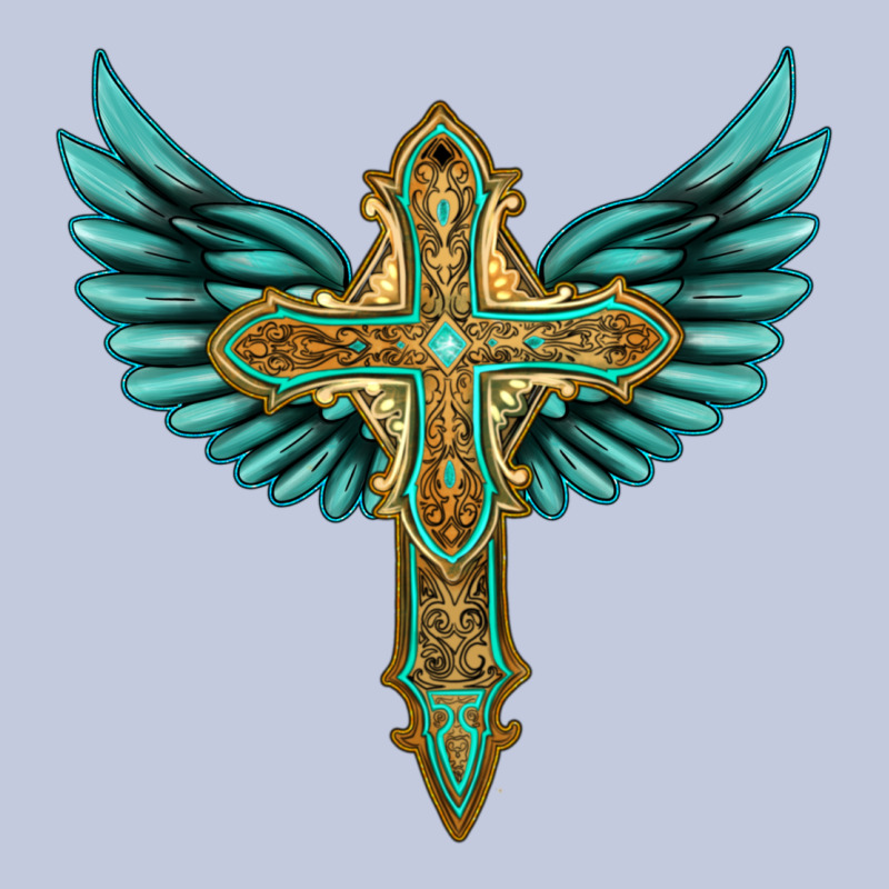Wing Cross Long Sleeve Tee by Artiststas | Teevron