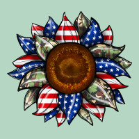 Sunflower American Flag Classic Tee | Teevron