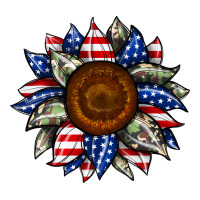 sunflower american flag | Teevron