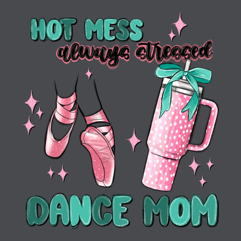 Mess Always Stressed Dance Mom Zipper Hoodie by MaliasSmallBusiness | Teevron