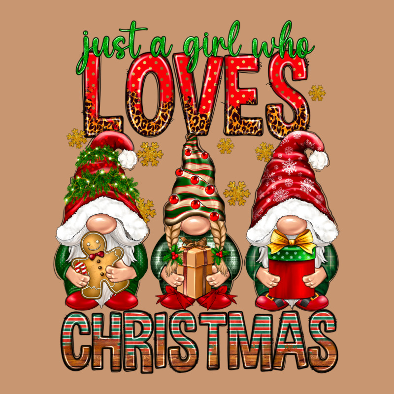 Just A Girl Who Loves Christmas Heavyweight Hoodie by NancyCooperArtShop | Teevron
