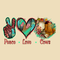 Peace Love Cows Premium Hoodie | Teevron