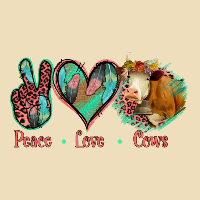 Peace Love Cows Premium Hoodie by Bettercallsaul | Teevron