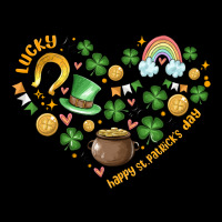 St Patricks  Hearts Zipper Hoodie | Teevron