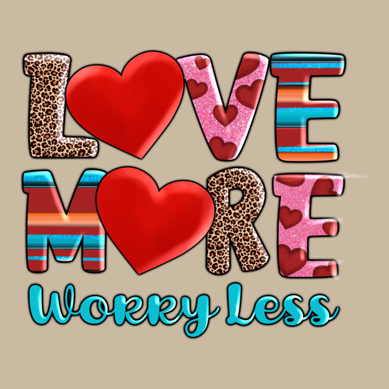Love More Worry Less Long Sleeve Tee by AdoDesignShop | Teevron