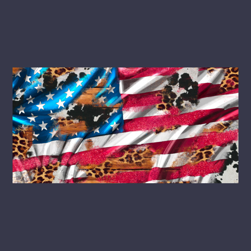 Usa Flag And Leopard With Wood License Plate Long Sleeve Tee by Artiststas | Teevron