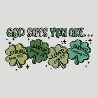 God Says I Am Patrick's Day Zipper Hoodie | Teevron