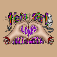 This Girl Loves Halloween Vintage Hoodie | Teevron