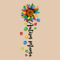 Autism Mama Sunflower Black Heavyweight Sweatshirt | Teevron