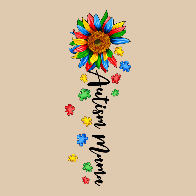 Autism Mama Sunflower Black Heavyweight Sweatshirt by JahusDesignShop | Teevron