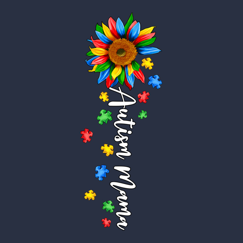 Autism Mama Sunflower White Heavyweight Sweatshirt by JahusDesignShop | Teevron