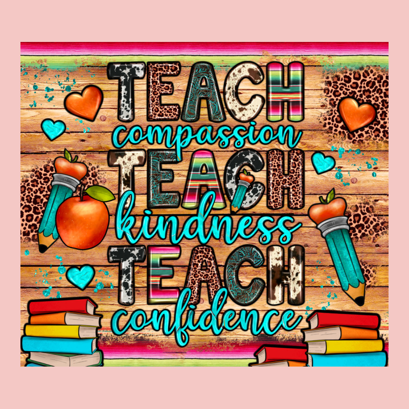 Teach Compassion Kindness Confidence Urban Heavy Tee by JahusDesignShop | Teevron