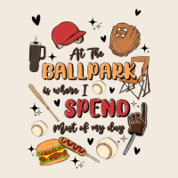 At The Ballpark Is Where I Spend Most Of My Day Zipper Hoodie | Teevron