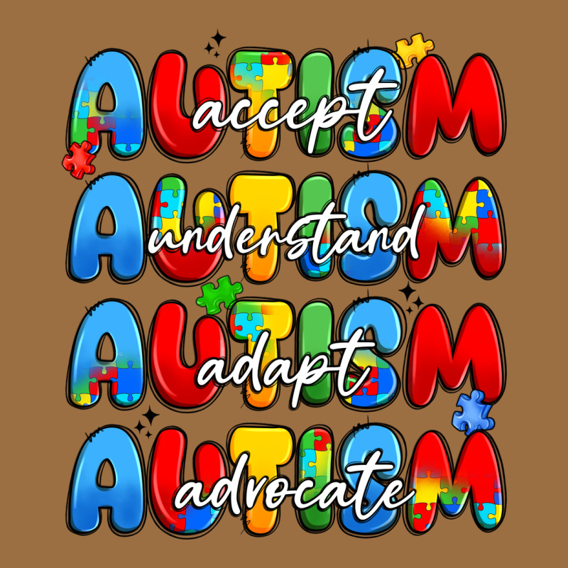 Autism Accept Understand Adopt Advocate Vintage Tee by JahusDesignShop | Teevron