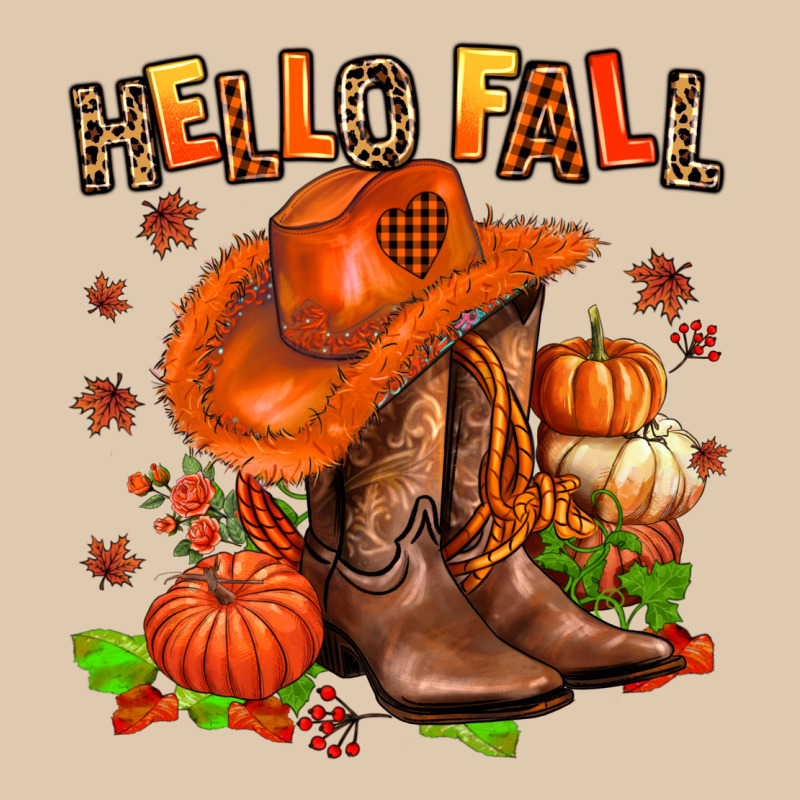 Hello Fall Pumpkins  Cowgirl  And Roses Heavyweight Sweatshirt by AdoDesignShop | Teevron