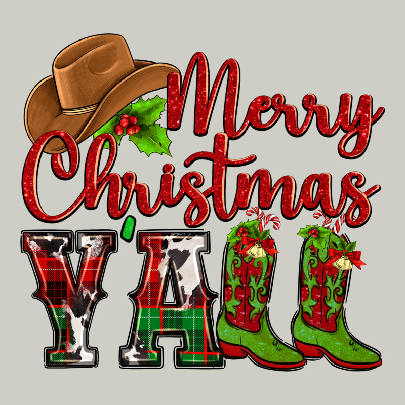 Merry Christmas Y'all Cowboy Heavyweight Hoodie by MaliasSmallBusiness | Teevron