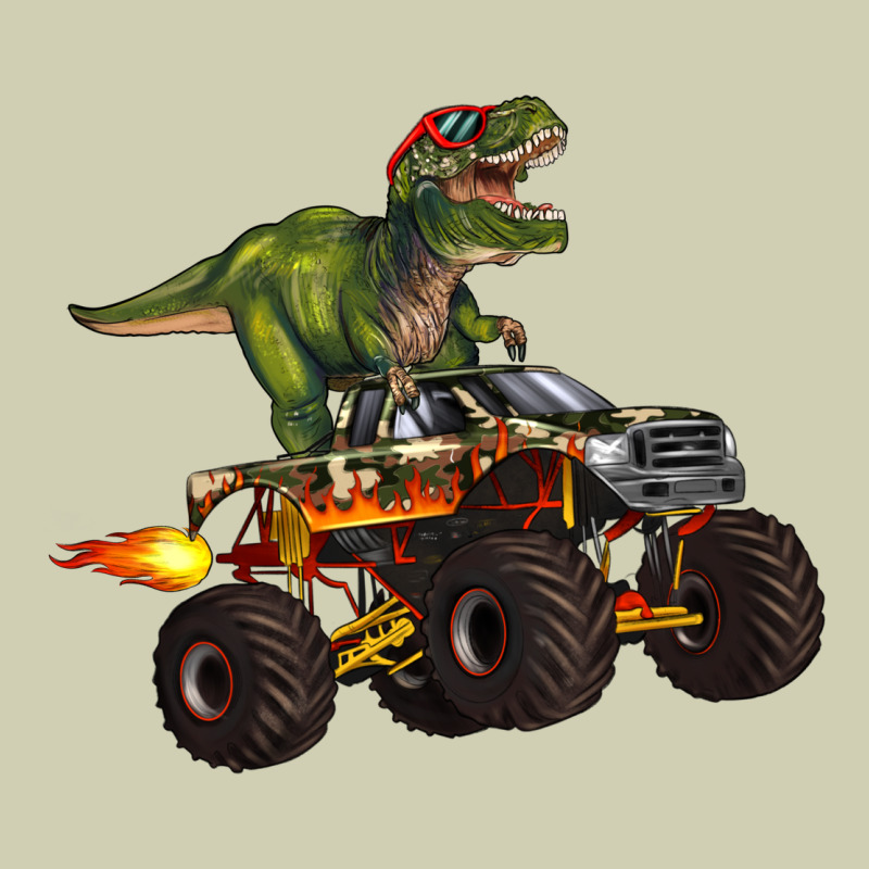 Monster Truck And T Rex Dinosaur Heavy Core Tee by Artiststas | Teevron