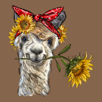 Alpaca With Sunflowers And Bandana Premium Tee | Teevron