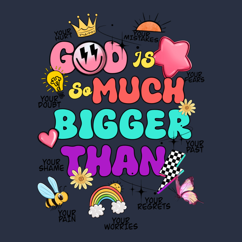 God Is Bigger Design Heavyweight Sweatshirt by JahusDesignShop | Teevron