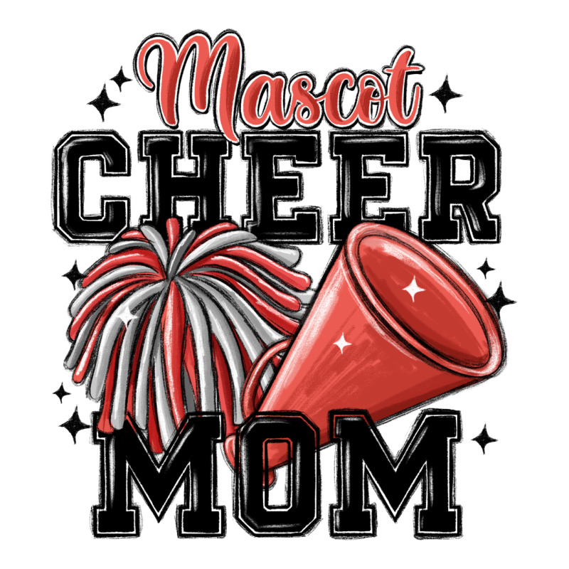 Mascot Cheer Mom Zipper Hoodie by MaliasSmallBusiness | Teevron