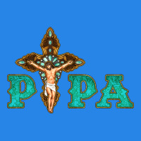 Papa Jesus With Cross Premium Hoodie | Teevron