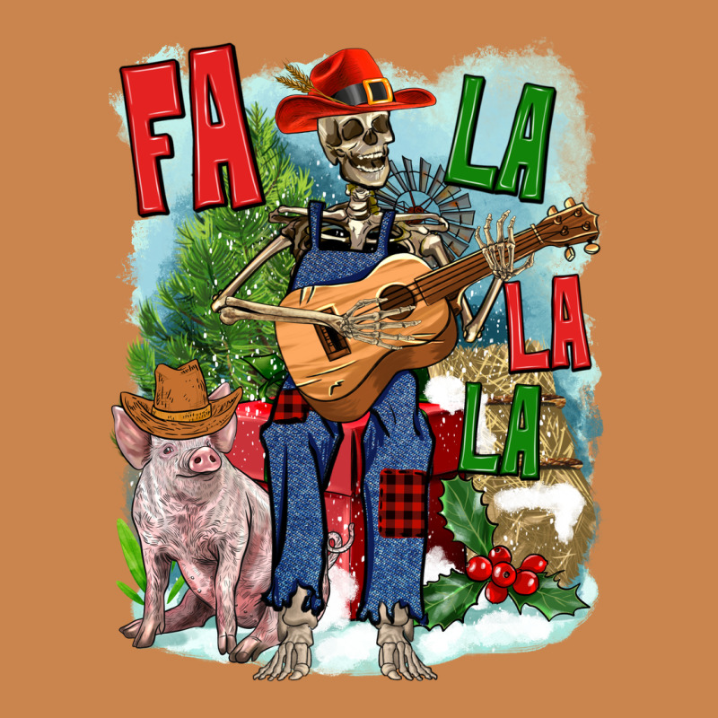 Fa La La La Skeleton Farm Heavyweight Hoodie by NancyCooperArtShop | Teevron