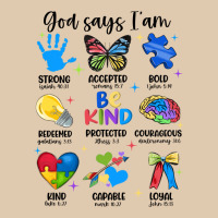 God Says I Am Autism Heavyweight Sweatshirt | Teevron