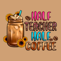 Half Teacher Half Coffee Vintage Tee | Teevron