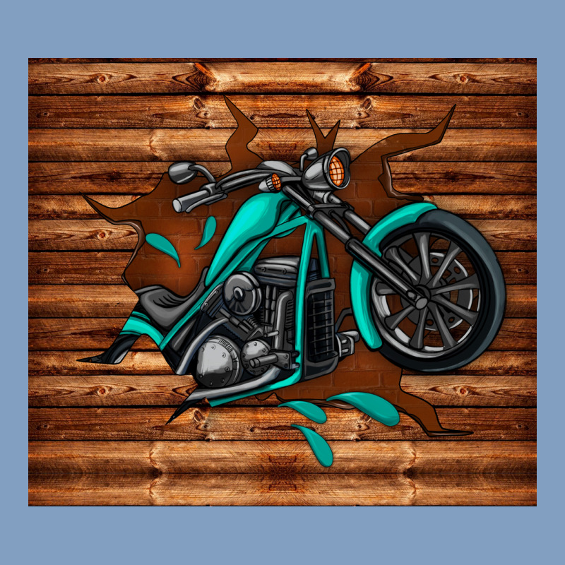 Woodgrain Motorcycle Urban Hoodie by TumblerDesignByShophia | Teevron