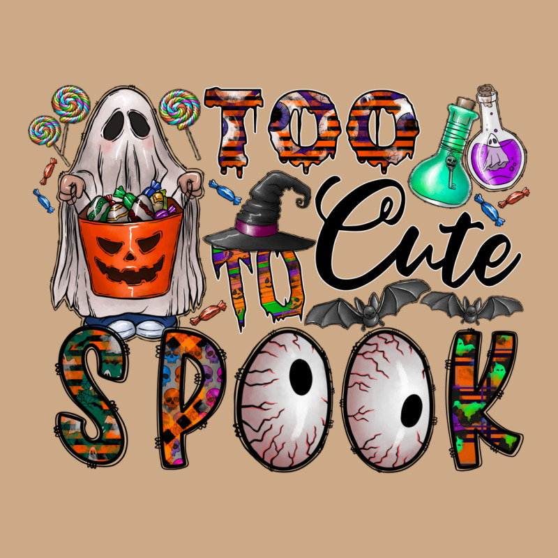 Too Cute To Spook Vintage Hoodie by CowhideDigitalArt | Teevron