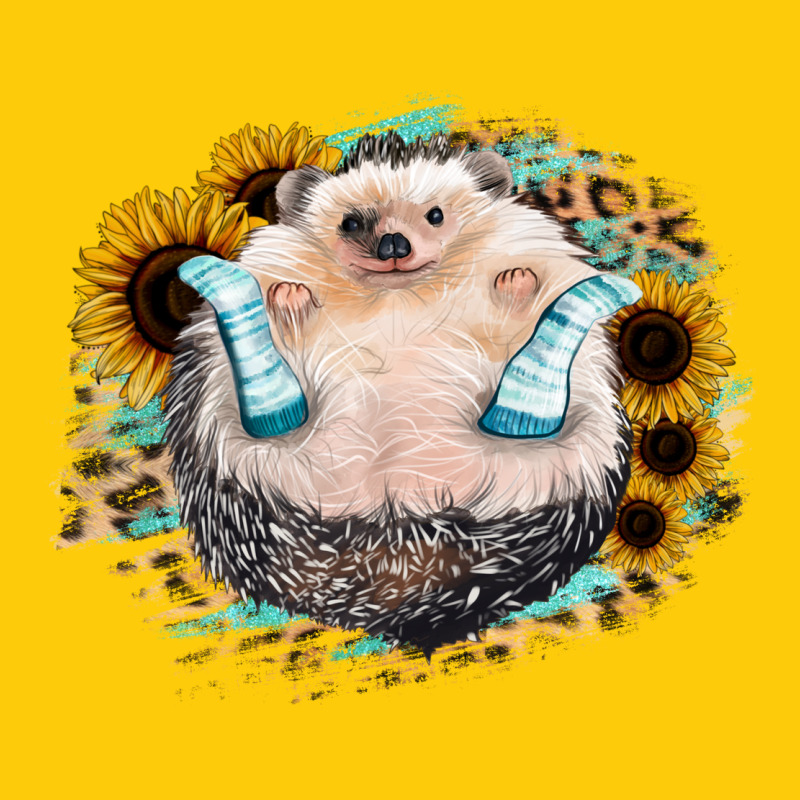 Hedgehog With Sunflower Premium Hoodie by Bettercallsaul | Teevron