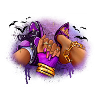 Halloween sneaker and heel afro woman | Teevron