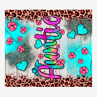 Auntie Leopard Turquoise Urban Heavy Tee | Teevron