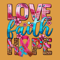 Love Faith Hope With Cancer Ribbon  Ado Urban Heavy Tee | Teevron