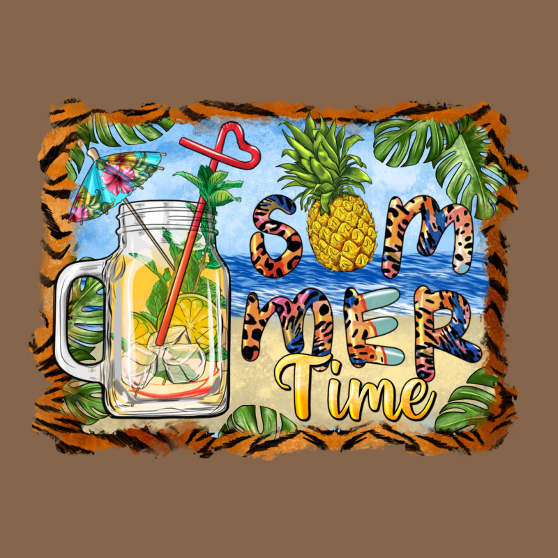 Summer Time Pineapple And  Beach Premium Tee by BarkalooDesign | Teevron