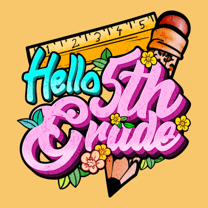 Hello 5th Grade Vintage Hoodie by JahusDesignShop | Teevron